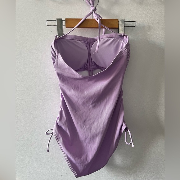 Lilac One-Piece Bathing Suit - Picture 2 of 4